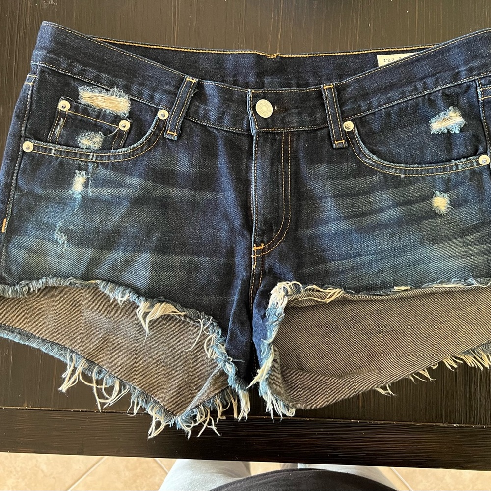 rag & bone denim jean shorts size 27